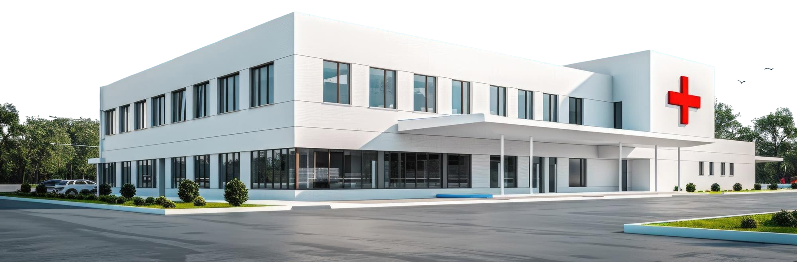 Modern affiliated hospital campus